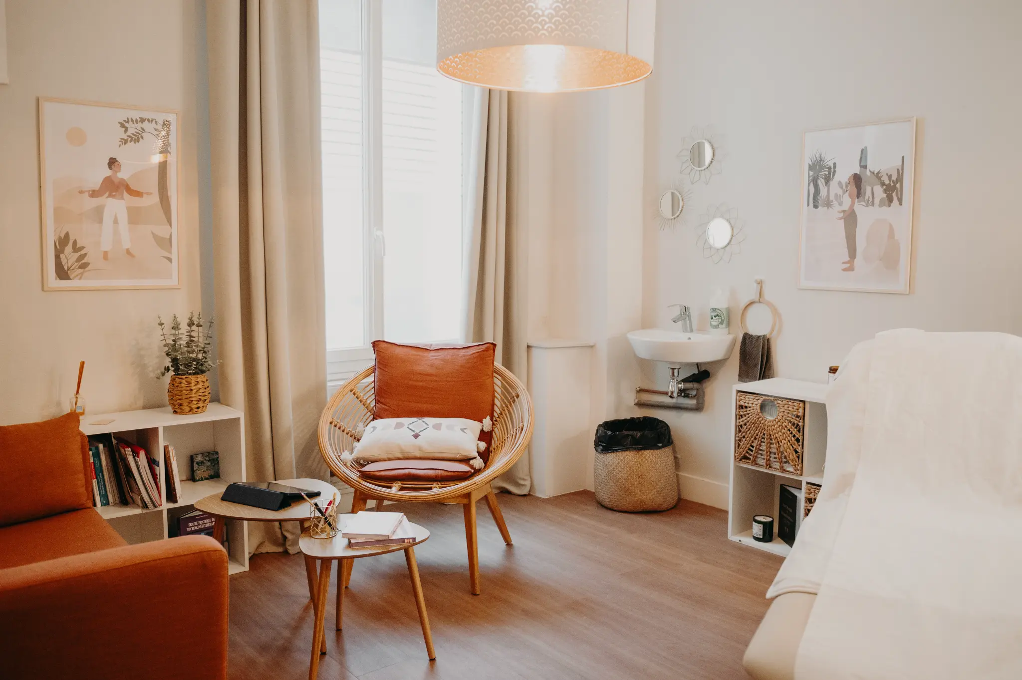 Fond d'ambiance apaisante pour microkinésithérapie - Atmosphère calme et relaxante